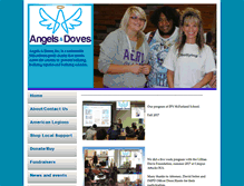 Tablet Screenshot of angelsanddoves.com